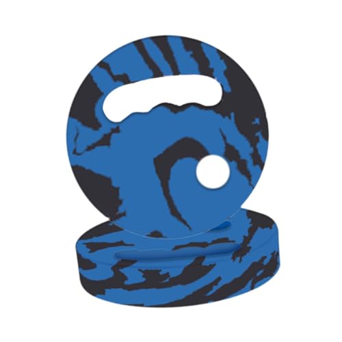 Menolana Water Exercise Discs Pool Resistance, Swim Discs Lightweight Buoyancy EVA Foam Aerobic Equipment for Water Workout Beach Pool - color: Blue Black