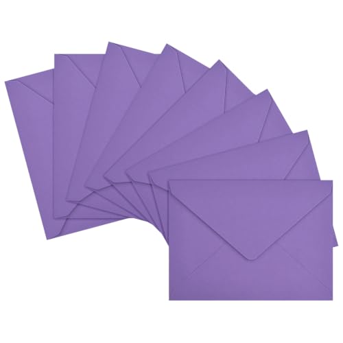 200 Pack 5x7 Purple Envelopes for Invitations, A7 Self Seal - color: Dark Purple, size: 5.24x7.24inches(200 Pack)