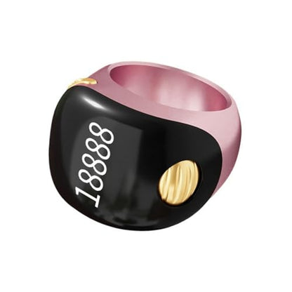 Interchangeable Tasbih Zikr Rings 3 Size Digital Prayer Counter Electronic Counting for Digital Counter - color: Rose Gold