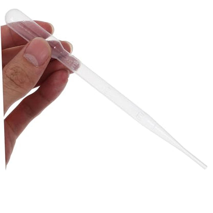 Homoyoyo 100pcs Disposable Dropper Pipettes Precise Plastic Pipettes for Science Essential Oils Aquariums
