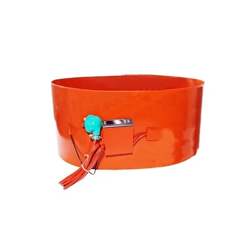 Drum Heater Belt, 55 Gallon Silicone Rubber Pad with Digital Display, Adjustable Gas Tank Warming Wrap for Viscosity Control & Freeze Protection(Digital,A) - color: Digital, size: A