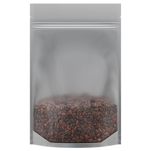 Mylar Style Barrier Bags – Zipper w/Heat Seal – 100 Bags (Gloss Gold/Clear, 1 Ounce - 6?x9.25?x2.33?) - color: Gloss Gold / Clear, size: 6x9.25x2.33 Inch (Pack of 100)