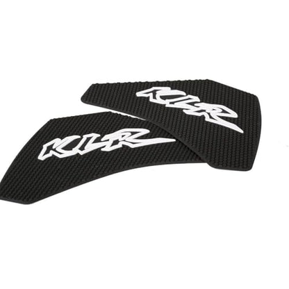 KLR650 Tank PAD Front Side Tank Pad Fuel Stickers Compatible with Klr650 2022-2025 3D Gel Tank Fuel Gip Decal KLR650 Sticker Pad (Black) - color: 144 Black