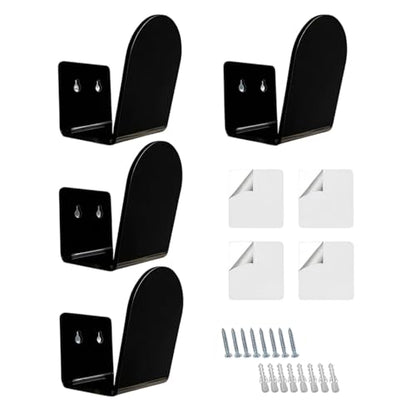 2pcs / 4pcs Transparency Tennis Glove Wall Mount Display Rack Easy to Installation Boxing Gear Storage Stand Living Room Deck - color: A