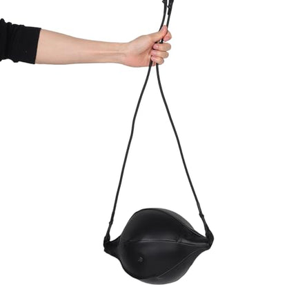 Cabilock Double End Boxing Ball Pu Speed Bag with Rope, Air Pump, Needle, and Hook – Hanging Reflex Training Equipment for Home Boxing Fitness and Reaction Coordination
