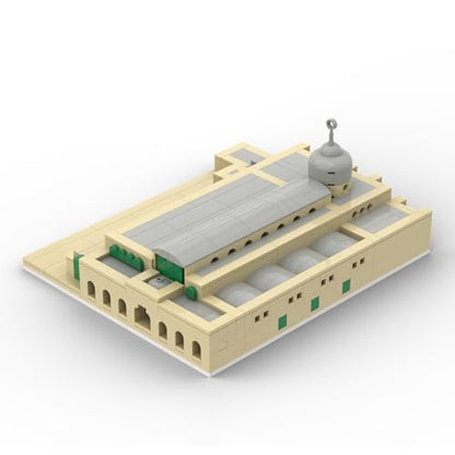 Aqsa Mosque Muslim Building Blocks Children's Assembling Toy Muslim Islamic Plastic Muslim Brick Puzzle Toy Gift, Creative DIY Building Toy, for Kids and Collectors Eid al Fitr Gift