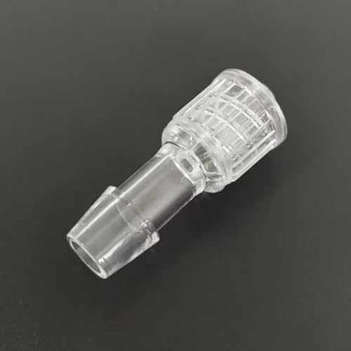 Moveable Male Luer Lock Connector × Hose Barbed Adapter for Laboratory Biochemical Analytical Instruments Food Machinery 50PC/PK (for 1/4'' Hose ID, PC) - size: for 1/4'' Hose ID, PC