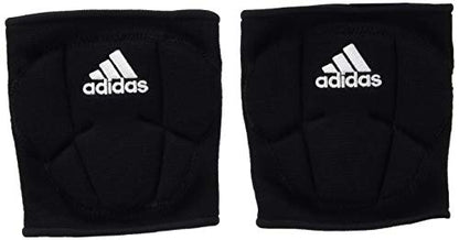 adidas Unisex-Adult Sleek 5 Inch Knee Pad, Black/White, Medium - color: Black/White(2021), size: Medium