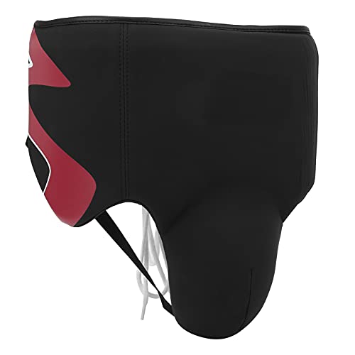 Groin Protector for Boxing, Muay Thai, Kickboxing and MMA Sparring, Taekwondo Fighting Abdominal Protector for Men - size: red