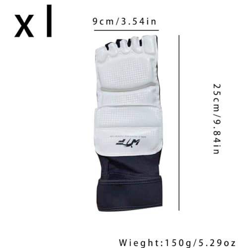 US 1-2Pairs TaeKwonDo Foot Guard Protector TKD Martial Arts Sparring Instep Gear (XL 1 Pair)