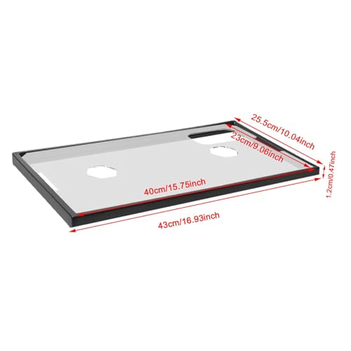 Aquarium Tank Lid Cover with Frame Clear Anti Jump for 43cm Tank (17 inch), 43cmx25.5cmx1.2cm- for 43 43cmx25.5cmx1.2cm - color: For 43 43cmx25.5cmx1.