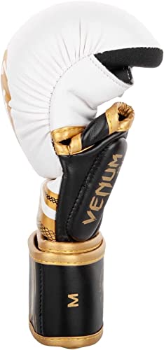 Venum Challenger 3.0 Sparring Gloves - color: White/Black/Gold, size: Medium