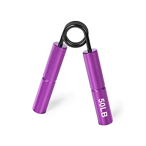 Adjustable Grip Strengthener for Enhanced Hand and Arm Training - Maximize Your Strength - color: Violet 50lb