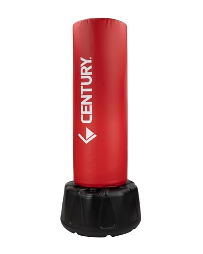 Century Wavemaster 2XL Pro Freestanding Punching Bag for Adults - Color Options | Boxing Bag with Stand | Punching Dummy & Kickboxing Bag | Heavy Punching Bag | Adjustable Martial Arts Kicking Bags - color: Red