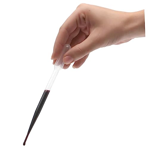 100pcs 3ML Pasteur Pipette Lab Transfer Pipettes Disposable Dropper for Mixing Washable Soft and Pliable