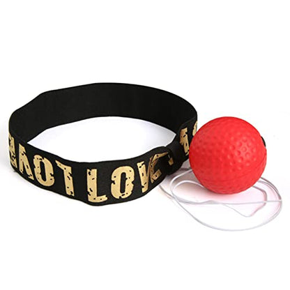 Boxing Reflex Ball Headband MMA Boxing Equipment Boxing Gear Punching Speed Boxing Ball on Strings for Workout Agility Home Gym Women Men