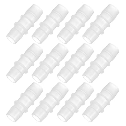 PATIKIL 5/9" to 5/8" 6 Pcs Plastic Hose Barb Fittings, Reducer Tube Fittings Pipe Adapter Union Splicer Joint Kit for Air Gas Water System Liquid Fuel Line Aquarium Tube Pump - size: 5/9"-5/8",(0.77"x2.04")