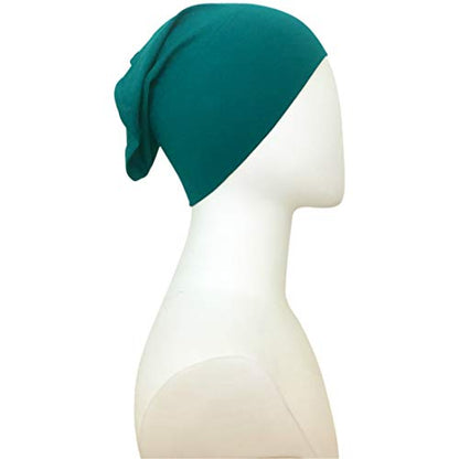 Hijab Tube Cap - Underscarf 94% Viscose, 6% Lycra Made in Turkey - color: Jade Green