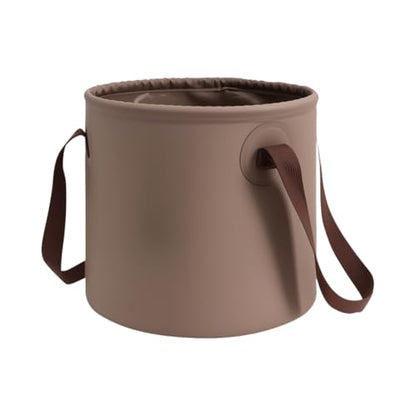 Collapsible Bucket 5-Gallon – Heavy-Duty PVC Folding Water Container with Handle – Portable Camping, Fishing, Gardening, Picnic & Farm Use