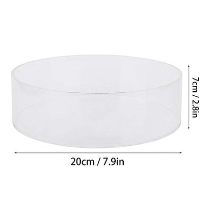 TOPINCN Aquarium Viewing Ring, Viewer Fish Acrylic Observe Lense Aquarium Fish Photograph Cylinder Magnifier for Marine Aquarium Reef(200mm)