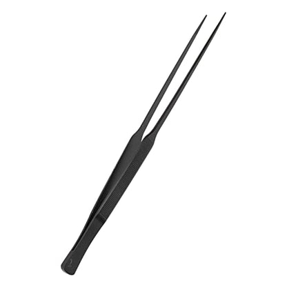 Aquarium Tweezers,Stainless Steel Long Handle Straight Fish Tank Feeding Forceps Fish Feeding Pliers for Aquarium Plants Substrates Gravel Corals (Straight Tweezers)
