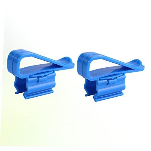 MERRYHAPY 2pcs Aquarium Filtration Hose Holder Clip Mount for Fish Tank Cleaning Soft Tube Clamp for Changes and Stabilizing Hoses Buckets and Tanks