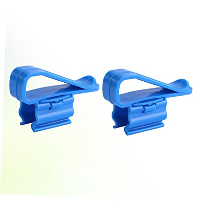 MERRYHAPY 2pcs Aquarium Filtration Hose Holder Clip Mount for Fish Tank Cleaning Soft Tube Clamp for Changes and Stabilizing Hoses Buckets and Tanks