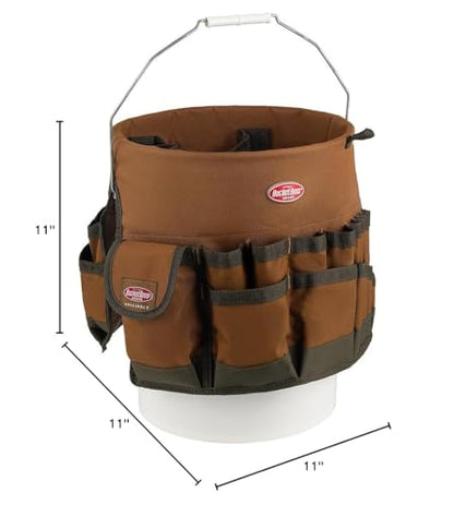 Bucket Boss The Bucketeer Bucket Tool Organizer in Brown, 10030 (Pack of 6) - size: (Pack of 6)