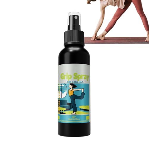 Yoga Mat Grip Spray – Slip-Resistant Anti-Slip Spray, Enhances Mat Traction, Quick-Dry Formula, Multi- Yoga Solution | Ideal For Weightlifting, Gymnastics, Rock Climbing, Home Gym, Training - color: 50ml
