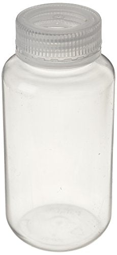 United Scientific™ Sample Bottles with Lids, Polypropylene, 250ml, 12-Pack | 8 oz Wide Mouth Reagent Bottle, Autoclavable, Leakproof, BPA & Phthalate Free, Laboratory Grade Plastic Bottles with Lids - size: 8 oz (Pack of 12)