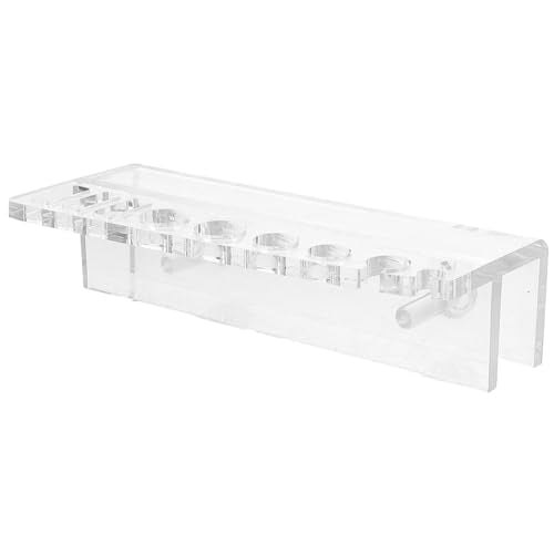 Aquarium Tool Holder Rack Storage Stand for Fish Tank Maintenance Easy Installation Self-Fitted Screws Convenient Wall-Mounted Plants and Grass Care