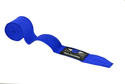 Boxing Hand Wraps 180" Wrist Bandages Fist Inner Gloves MMA,UFC, Muay Thai Pair - color: Blue, size: 4.5m