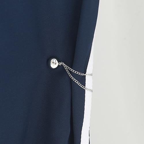Multifunctional Clothing Clips Hijab Magnets with Chain Shawl Clips Accessories Hijab Magnets Strong Small - size: round 1