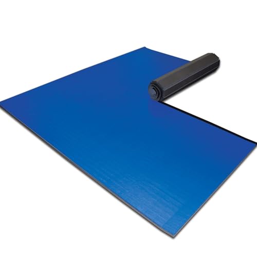 Dollamur 12'x12'x1-7/8" Home Mat, Tatami, FLEXI-Connect® - color: Royal Blue