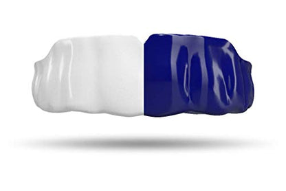 Impact Custom Professional MMA/Boxing/Muay Thai Mouthguard (White & Blue) - color: White and Blue