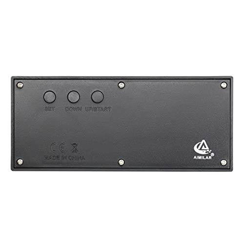 A AIMILAR Digital Countdown Days Timer 999 Days Count Down Timer for Vacation Retirement Wedding Lab Kitchen - color: Black