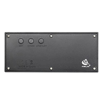 A AIMILAR Digital Countdown Days Timer 999 Days Count Down Timer for Vacation Retirement Wedding Lab Kitchen - color: Black
