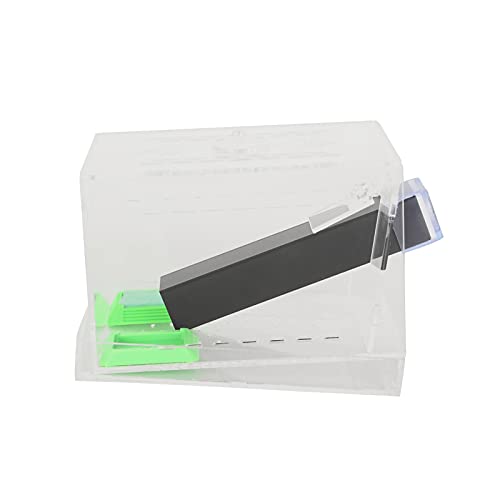 GLOGLOW Cricket Care Kit, with Feces Layer Acrylic Feeding Cricket Keeper with a Food Feeding Tub Care Kit Reptile Tank Box for Observation of Breeding