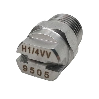 Stainless Steel Flat Fan Nozzle 1PC 1/4'' HVV Flat Fan Nozzle 0-110 Degree Flat Fan Water Spray Nozzle HVV Cooling Nozzle Industrial(40015) - color: 40015