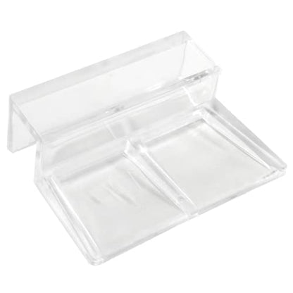 Aquarium Lid Clips, 10MM, 12 Pack | Clear Acrylic, DIY Aquarium Lid Holder, Fish Tank Support, Aquarium Glass Holder - size: 10MM