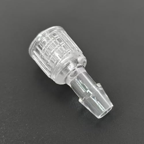 Moveable Male Luer Lock Connector × Hose Barbed Adapter for Laboratory Biochemical Analytical Instruments Food Machinery 50PC/PK (for 3/16'' Hose ID, PC) - size: for 3/16'' Hose ID, PC