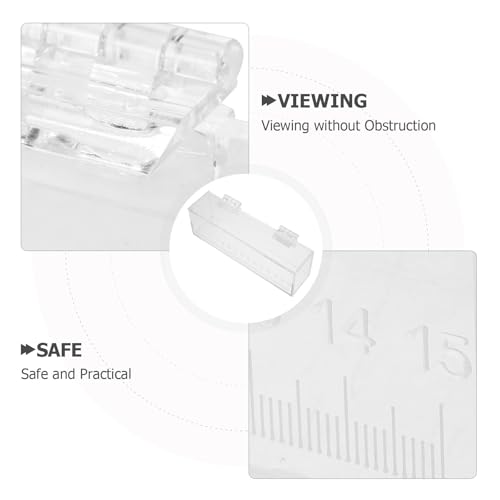 Fish Acclimation Box: Clear Acrylic Breeder Box - Aquarium Isolation Separator for Isolating Fish Fry/Betta Hatching/Guppy Breeding - size: 16.00X5.60X4.50CM