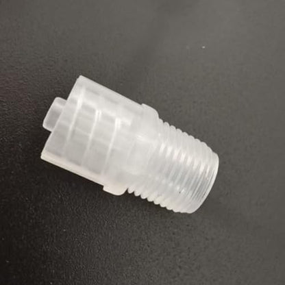 Threaded to Male Luer Fitting Luer Lock 1/8G Male Thread Adapter Connector Pipe Fittings for Fuel Gas Liquid PP Polypropylene Air 25 Pack