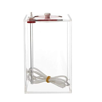 Aquarium Choice Acryli Made Liquid Storage Bucket Dosing Pump Reservoir Container (4.25 * 4.25 * 6.5 Inch;1500ml/1.5L) - size: 4.25*4.25*6.5 Inch;1500ml/1.5L（Red）