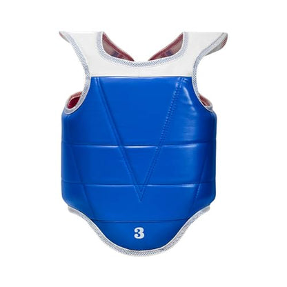 Taekwondo Chest Guard Breathable Polyester Adjustable Fit Training Gear Leather Taekwondo Protectors Perfect for Adults PU Martials Art Chest Guard Adjustable - size: Small
