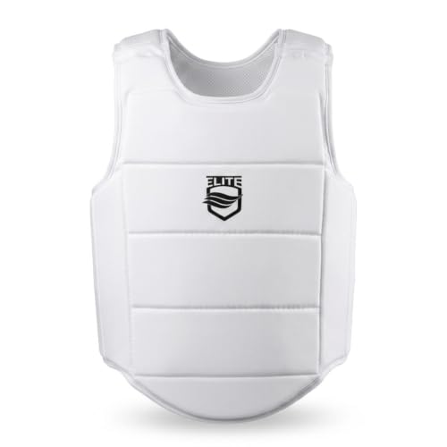 Karate Chest Guard for Kids & Adults. Martial Arts Body Protector. - size: X-Large
