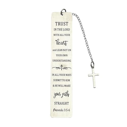 성경 책갈피 책 마커, 금속 기독교 책갈피 선물 액세서리 (Trust in the Lord) - style: 주님을 믿으세요
