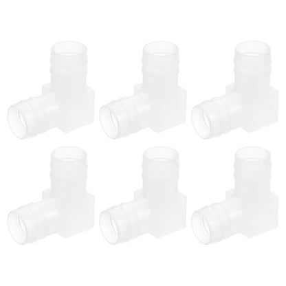 uxcell 13/16" 90 Degree Elbow Hose Barb, 6pcs L-Shaped Aquarium Air Valve Connector Tubing for Fish Tank Pond Air Line - size: 13/16"