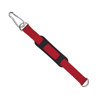 Tree Swing Hanging Strap – Hammock Mounting Belt, Strong Boxing Bag Hook | Noise Free Anti Slide Padding with Secure Build for Outdoor Indoor Fitness Use - color: Red