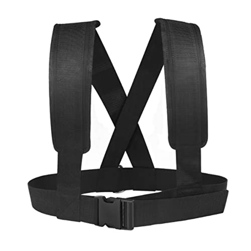 Speed Harness, Sled Harness Tire Pulling Speed Resistance Power Belt Adjustable Weight Trainer with Pull Strap for Daily Use